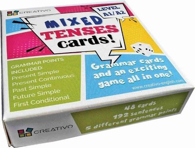 Развивающая настольная игра для детей Creativo Mixed Tenses Cards Level A1/A2 CREATIVO