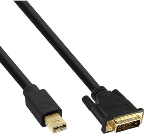InLine 17224 видео кабель адаптер 1,5 m Mini DisplayPort DVI-D Черный
