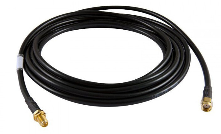 ALLNET ANT-CAB-RSMA-M-RSMA-F-50 коаксиальный кабель 0,5 m R-SMA LMR-195 Черный