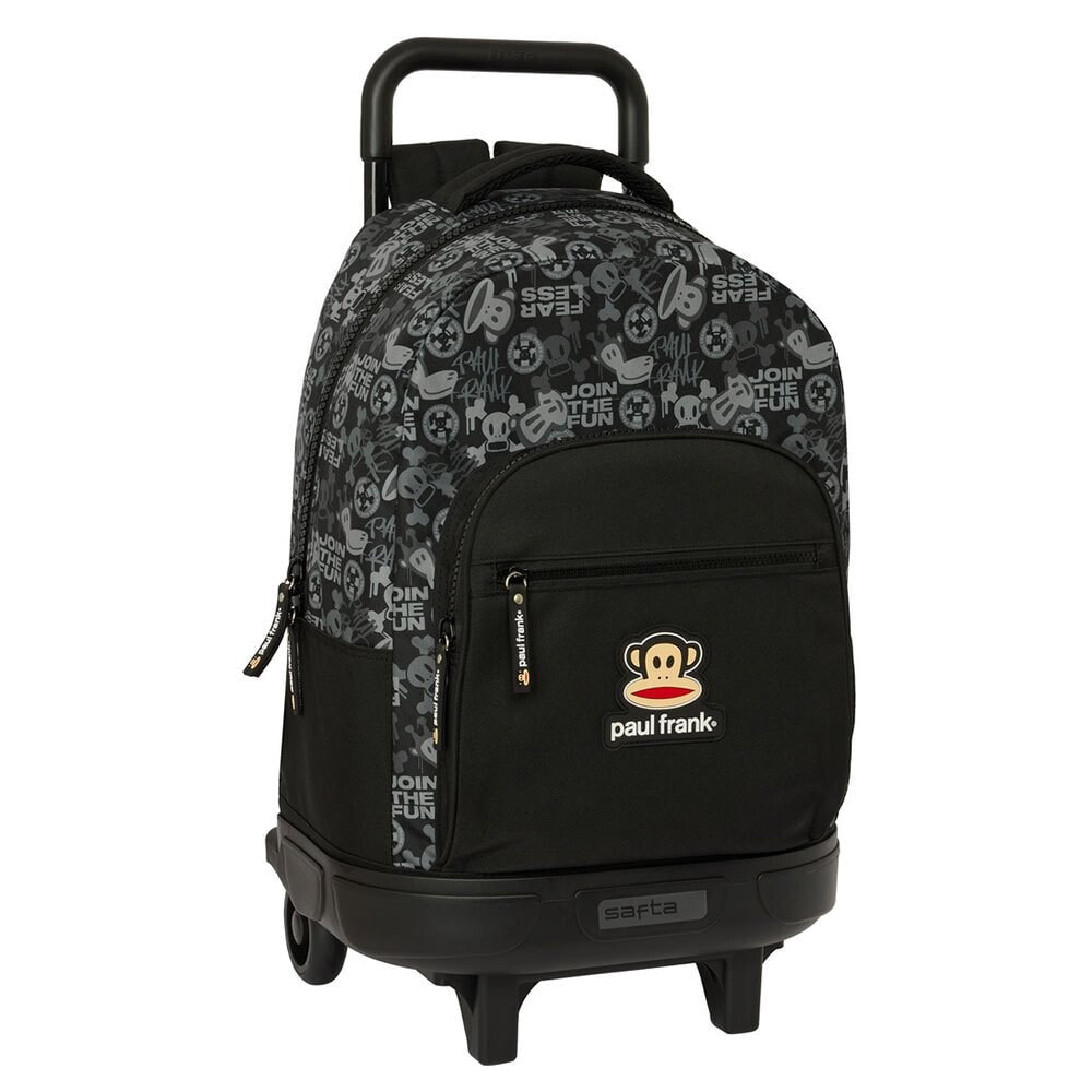 SAFTA Compact With Trolley Wheels Paul Frank Join The Fun Backpack