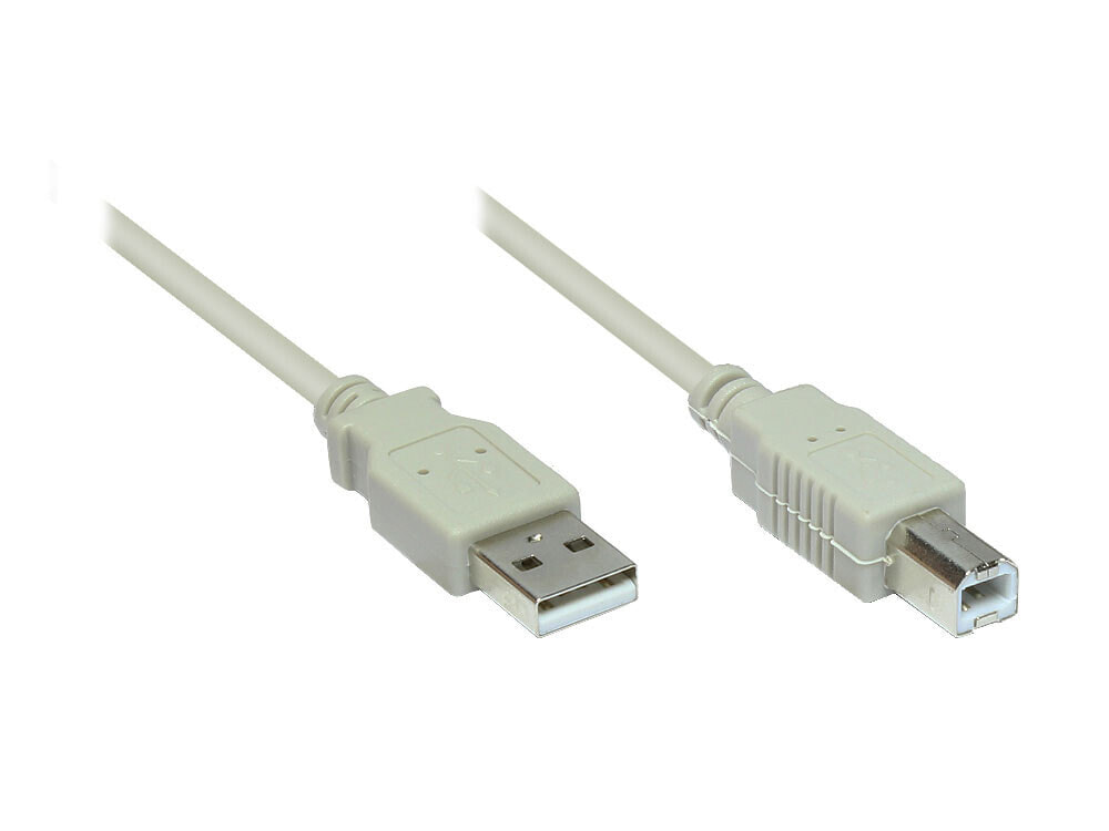 Alcasa 5m USB2.0-A/USB2.0-B USB кабель 2.0 USB A USB B Серый 2510-5OF