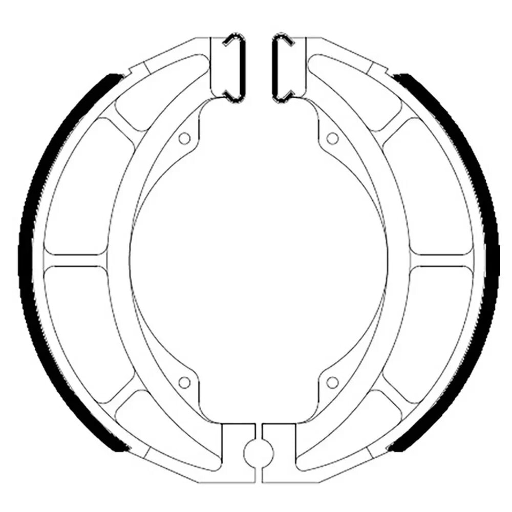 FERODO Eco FSB721A brake shoes