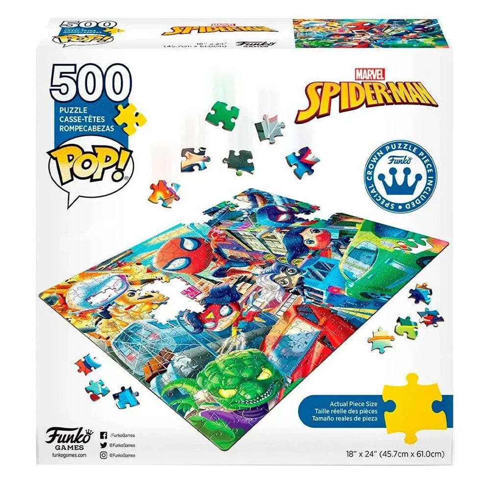 FUNKO Marvel 500 Pieces Spiderman Puzzle