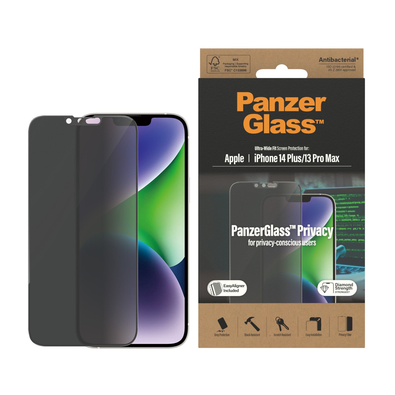 PanzerGlass P2785 защитная пленка / стекло для мобильного телефона Прозрачная защитная пленка Apple 1 шт