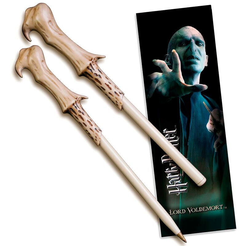 NOBLE COLLECTION Harry Potter Voldemort Wand +Bookmark Pen