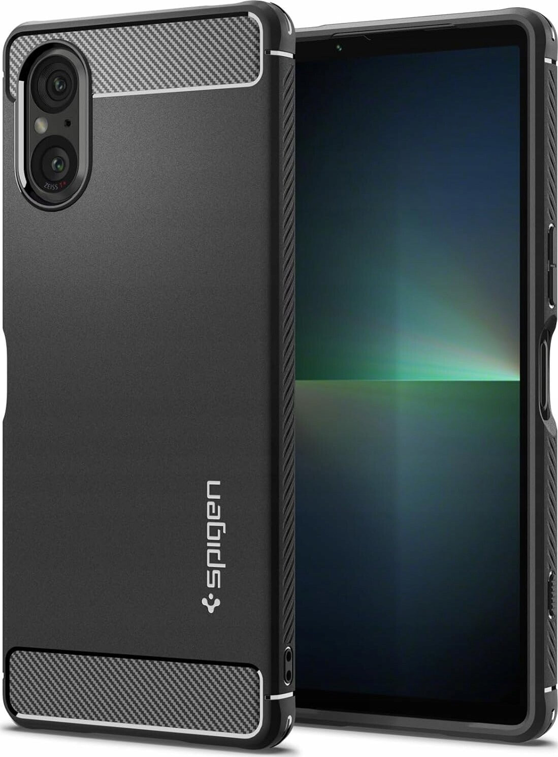 Spigen Spigen Rugged Armor, matte black - Sony Xperia 5V