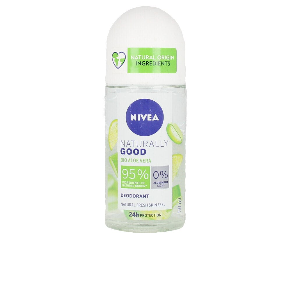 Nivea Naturally Good Aloe Vera Roll-On Deodorant Шариковый дезодорант с алоэ вера 50 мл