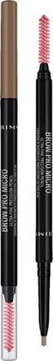 Rimmel Brow Pro Micro No.01 Blonde Автоматические карандаш для бровей с щеточкой 0,09 г