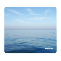 Fellowes Earth Series Mouse Pad Blue Ocean - Blue - Image - Plastic