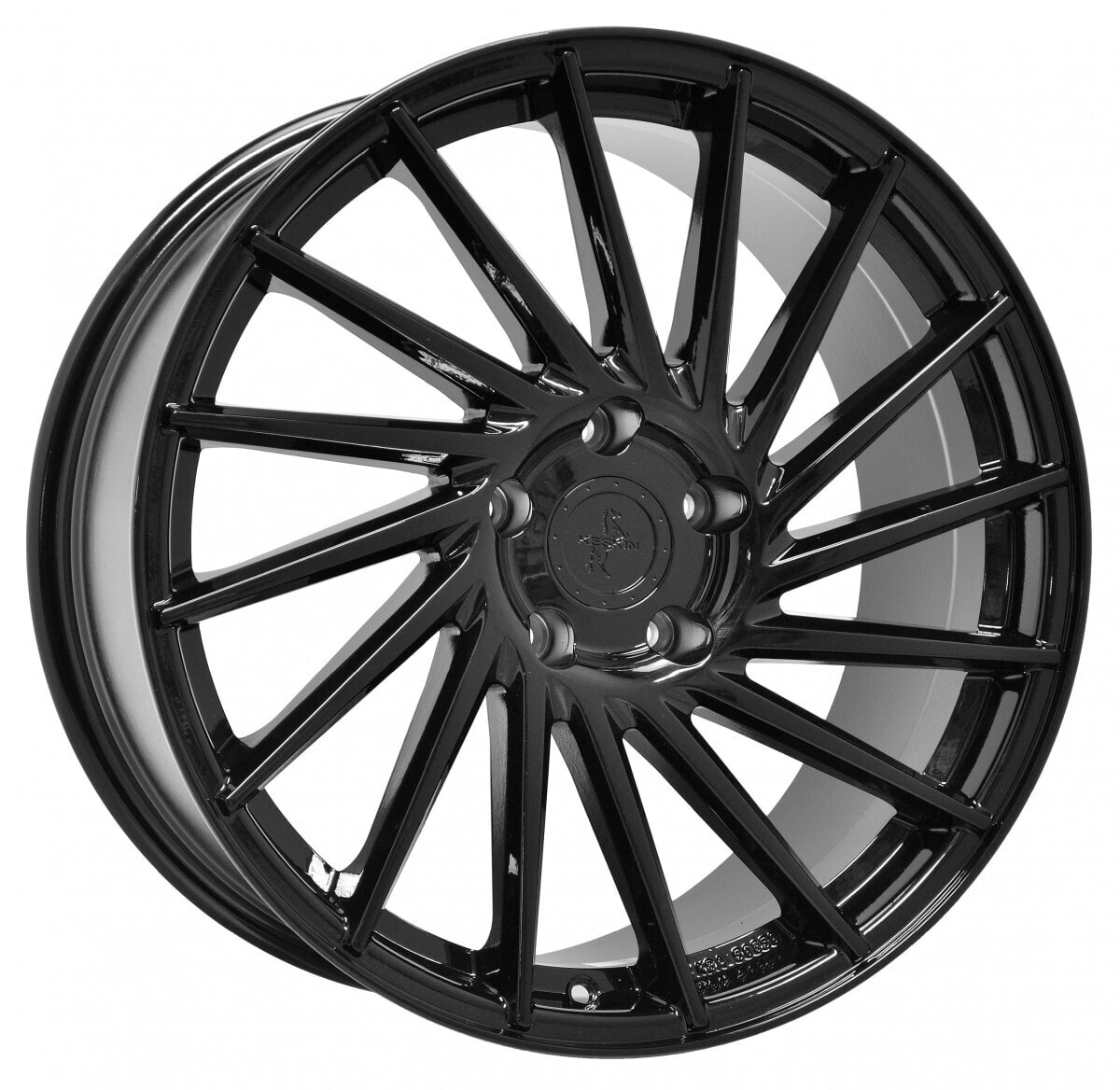 Колесный диск литой Keskin KT17 Hurricane black painted 8.5x19 ET30 - LK5/112 ML72.6