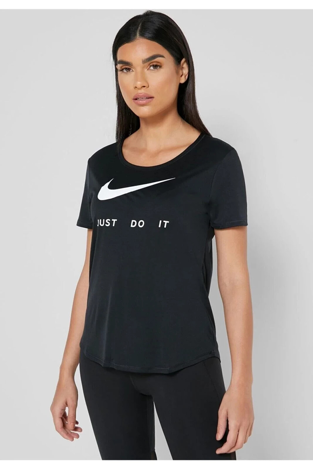 Women's W Nk Top Ss Swsh Run T-shirt - Cj1970-814