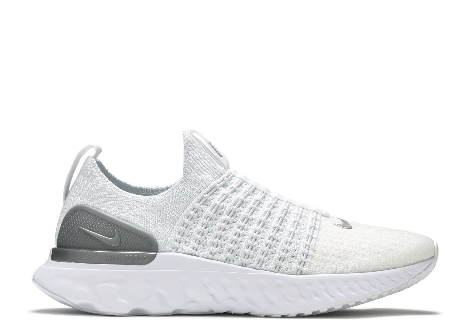 Wmns React Phantom Run Flyknit 2 'True White Silver'