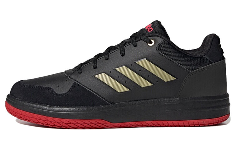 adidas neo gametalker 低帮 复古篮球鞋 男款 黑金红 / Кроссовки Adidas neo Gametalker EH1149