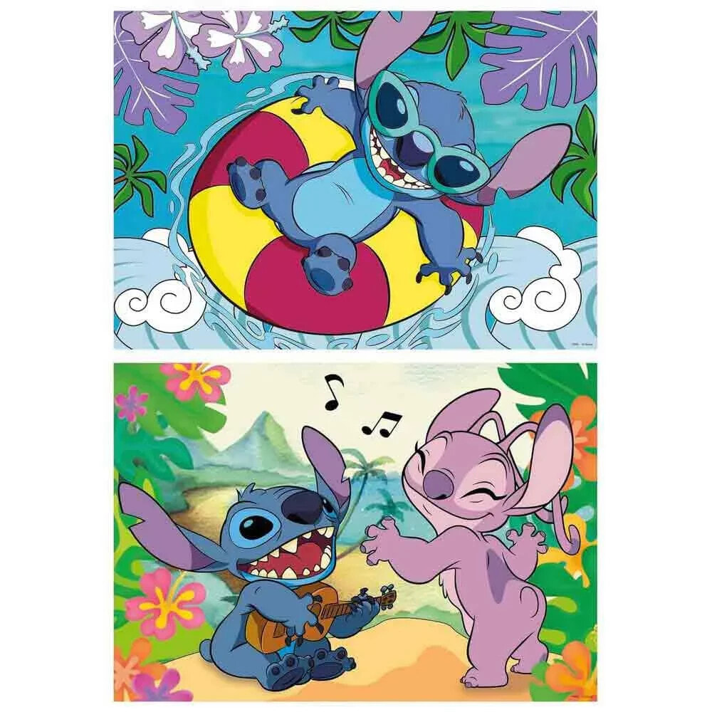 EDUCA 2x100 Pieces Stitch Puzzle