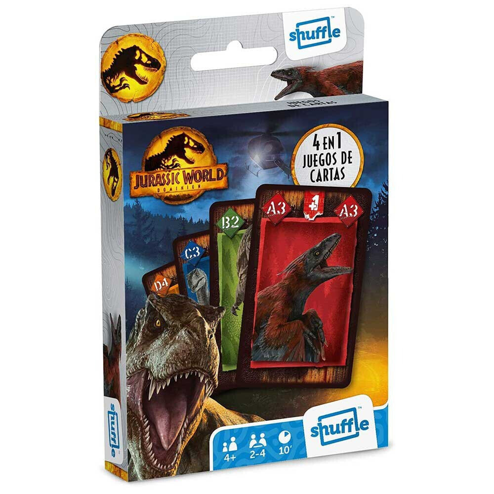FOURNIER Letter Set 4 In 1 Jurassic World Card Game