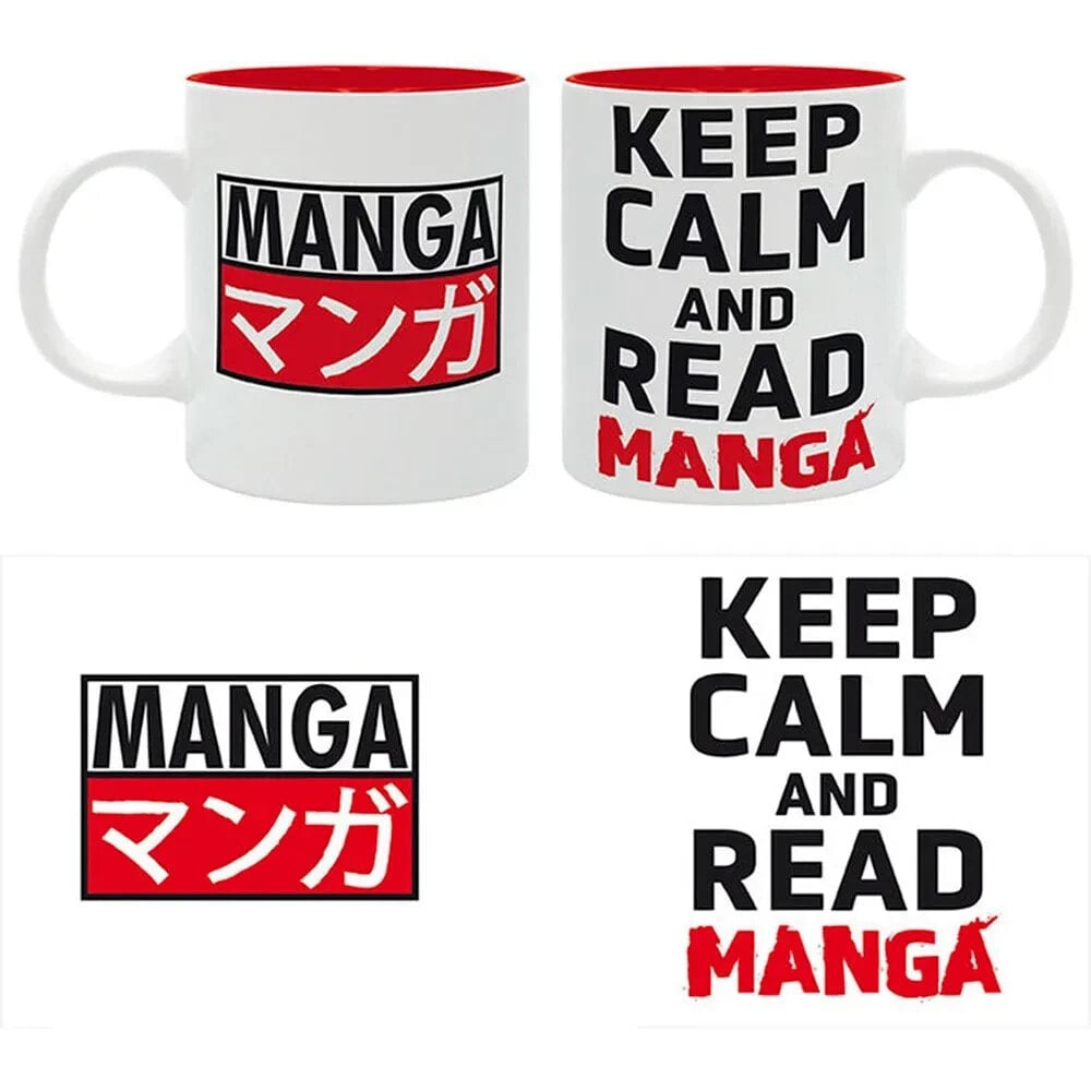 ABYSSE Keep Calm And Read Manga Mug