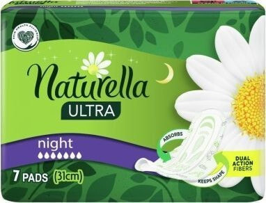 Гигиенические прокладки или тампоны Naturella NATURELLA ULTRA NIGHT SINGLE 7SZT