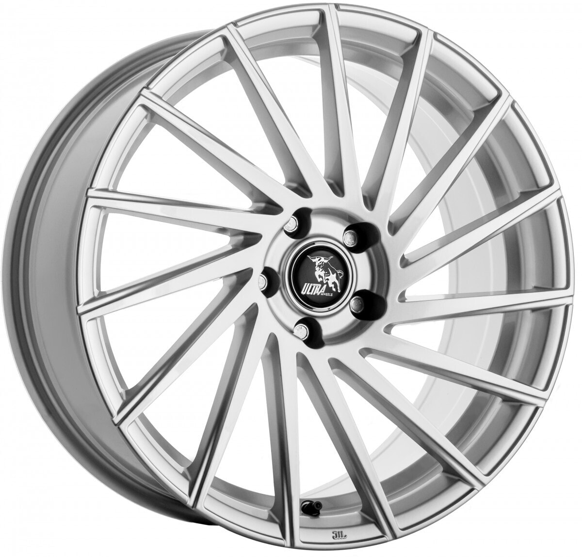 Колесный диск литой Ultra Wheels UA9 Storm silver rechts 8.5x19 ET45 - LK5/114.3 ML72.6