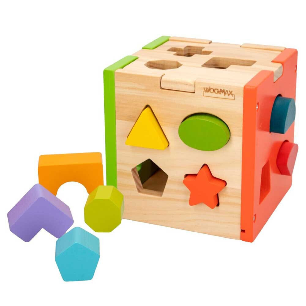 WOOMAX Wooden Activities Cube