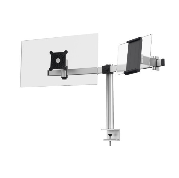 Durable Monitor mount for 1 screen and 1 tablet - Clamp/Bolt-through - 8 kg - 53.3 cm (21