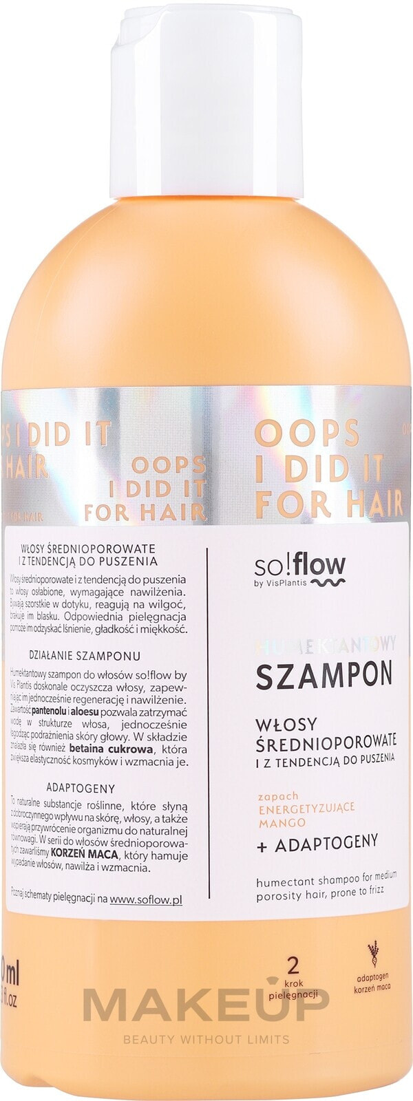 Haarshampoo mittlere Porosität - So!Flow by VisPlantis Medium Porosity Hair Humectant Shampoo