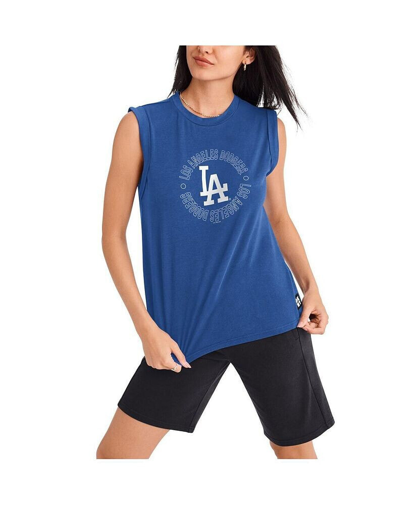 DKNY women's Royal Los Angeles Dodgers Madison Tri-Blend Tank Top