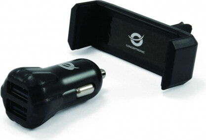 Автомобильное зарядное устройство и адаптер для мобильного телефона Ładowarka Conceptronic 2x USB-A 2 A (CUSBCAR2AKIT)