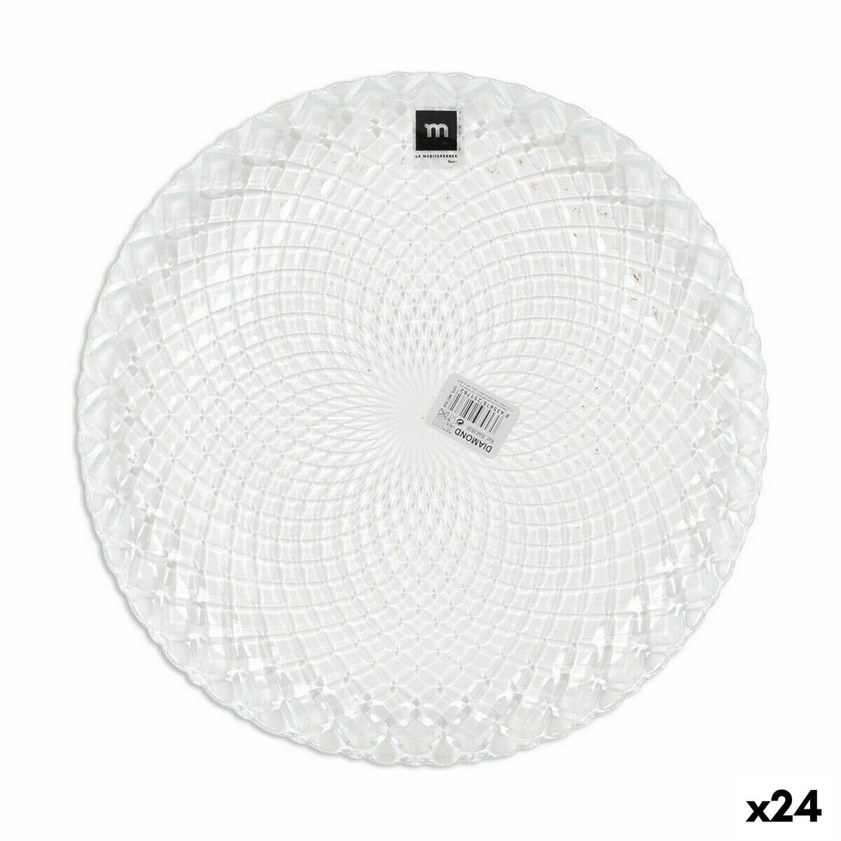 Плоская тарелка La Mediterránea Diamond ø 27 x 2 cm (24 штук)