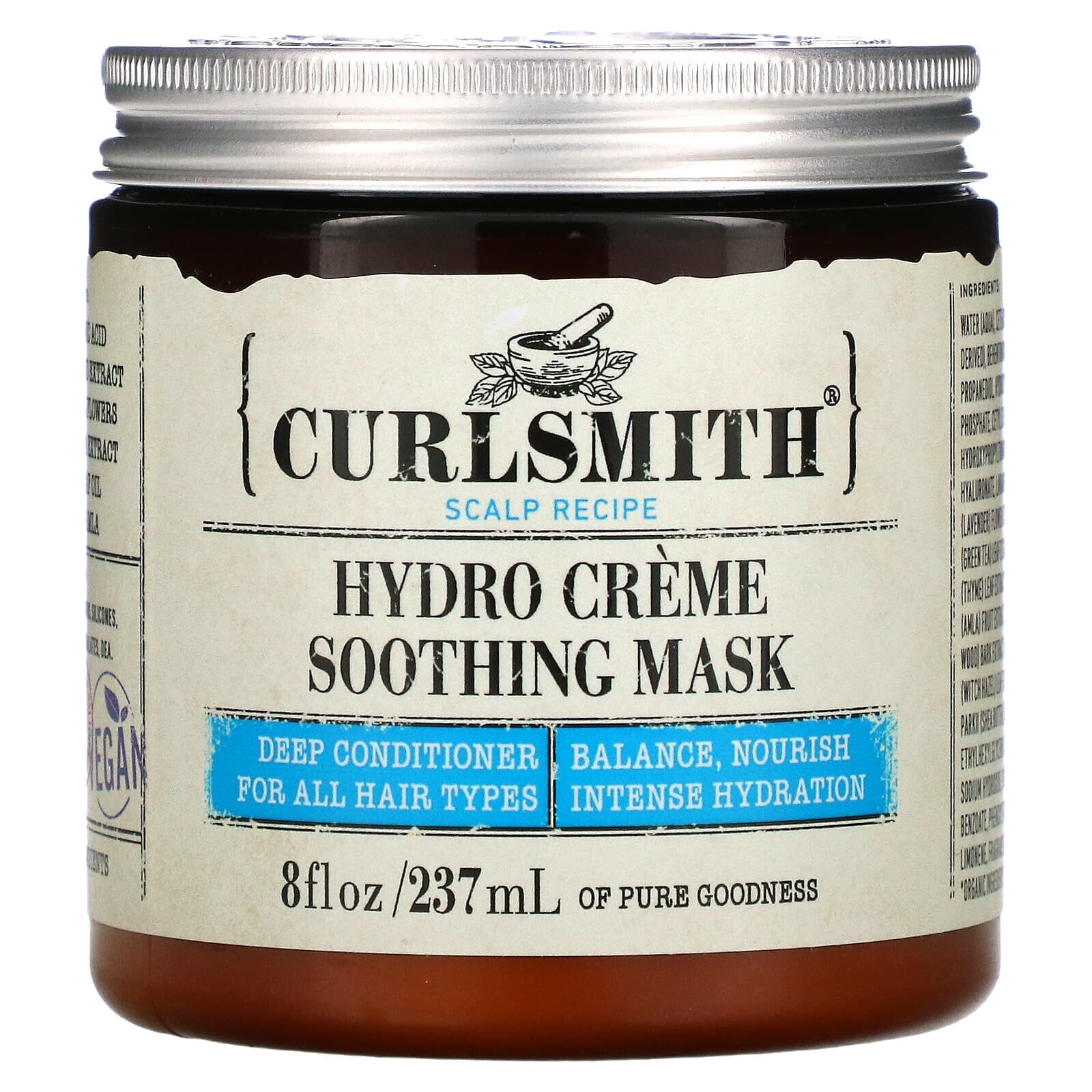 Curlsmith Hydro Creme Soothing Mask Успокаивающая и увлажняющая маска для всех типов волос 237 мл