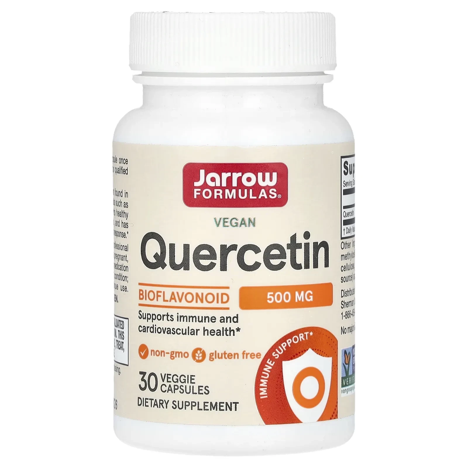 Vegan Quercetin, 500 mg, 30 Veggie Capsules