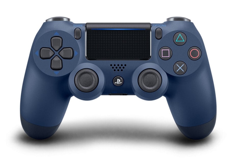 Sony DualShock 4 Геймпад PlayStation 4 Аналоговый/цифровой Bluetooth/USB Синий 0711719874263