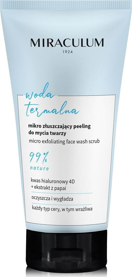 Miraculum Thermal Water Micro Exfoliating Face Cleansing Peeling Очищающий микропилинг для лица с термальной водой 150 мл