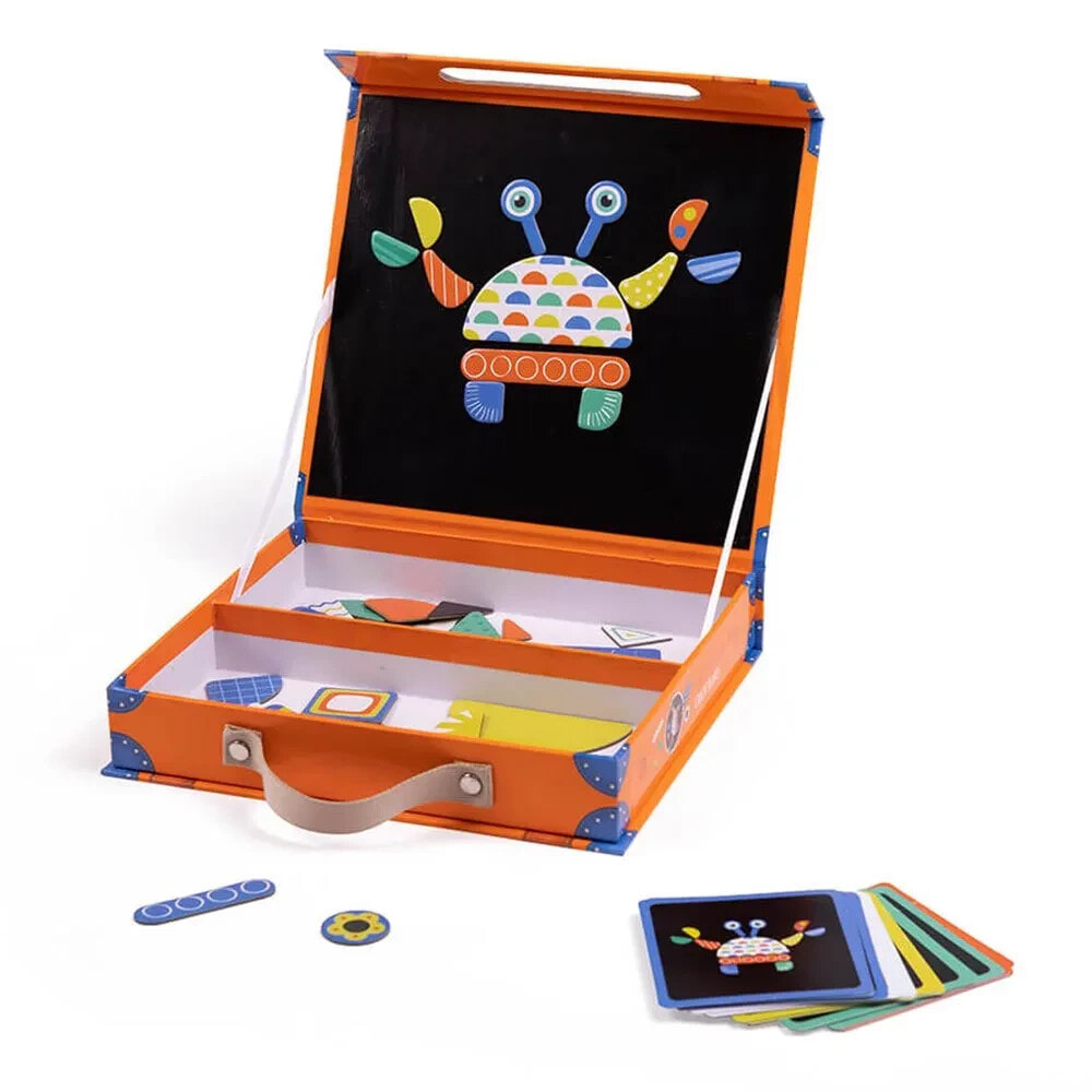 EUREKAKIDS Crazy shapes magnetic briefcase