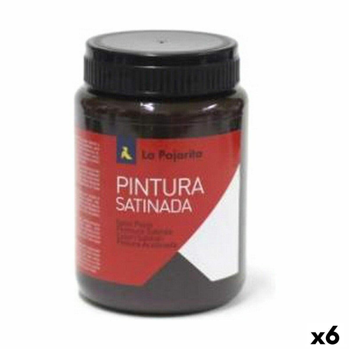 Tempera La Pajarita L-10 6 Pieces Satin finish School Brown