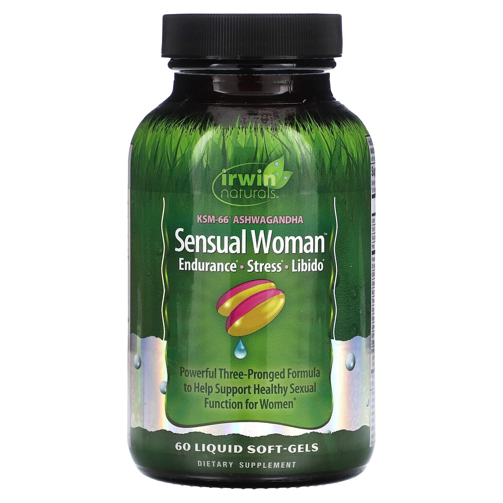 Sensual Women, Endurance, Stress, Libido, 60 Liquid Soft-Gels