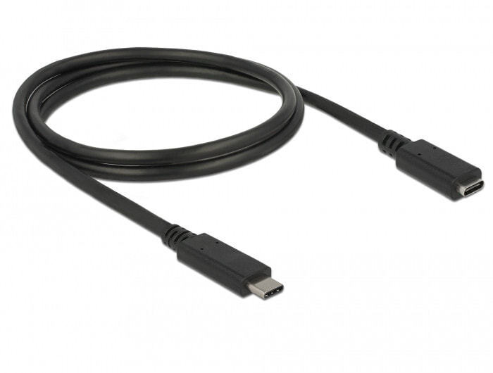 DeLOCK 85533 USB кабель 1 m 3.2 Gen 1 (3.1 Gen 1) USB C Черный