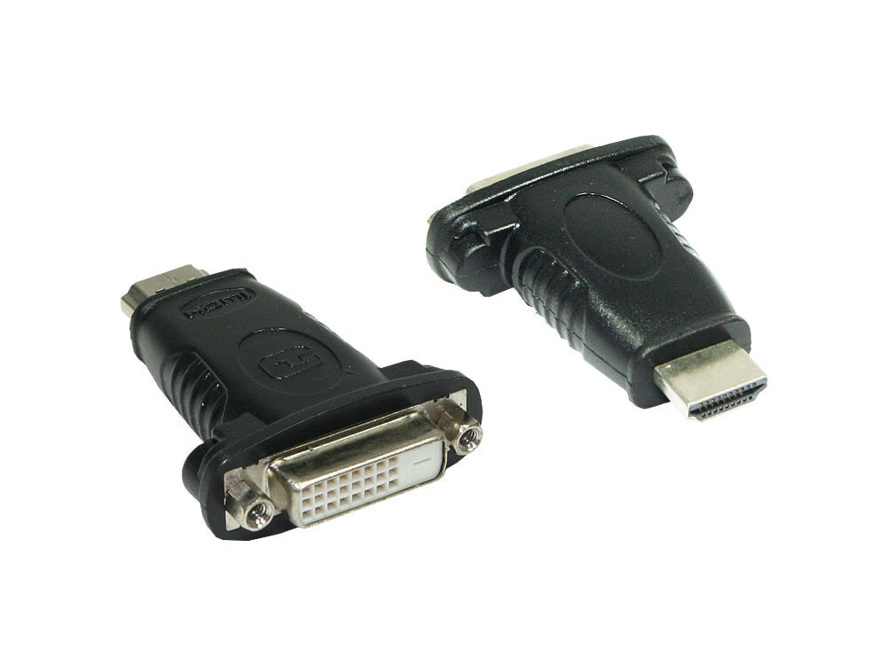 Alcasa DVI-HDMI кабельный разъем/переходник DVI 24+1 Черный