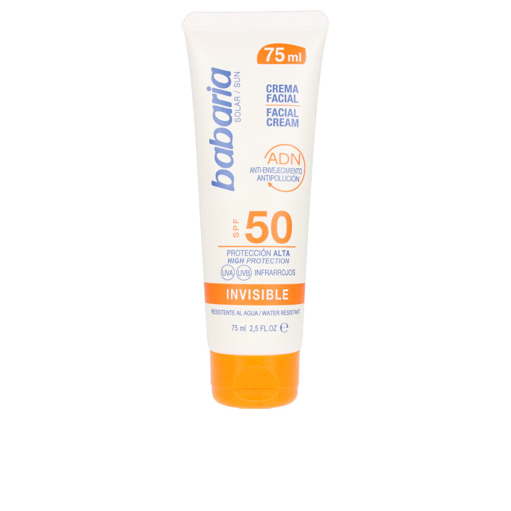 Babaria Facial Cream Invisible SPF50 Невидимый солнцезащитный крем для лица 75 мл