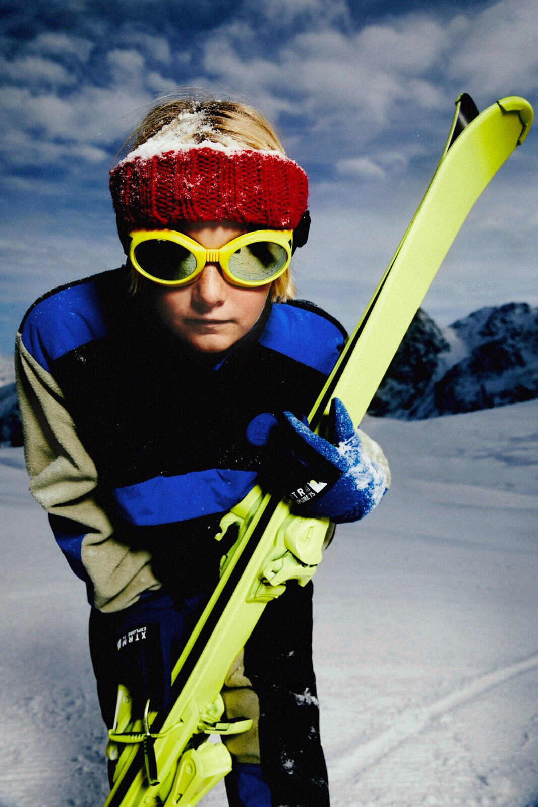 Перчатки из поларфлиса — ski collection ZARA