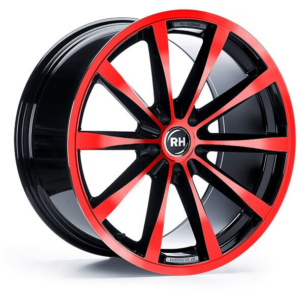 Колесный диск литой RH Alurad GT color polished - red 10x19 ET45 - LK5/120 ML74.1