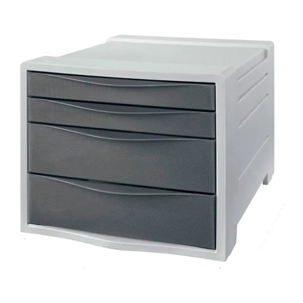 ESSELTE 2 Large and 2 Small Color Breeze Buc Drawers