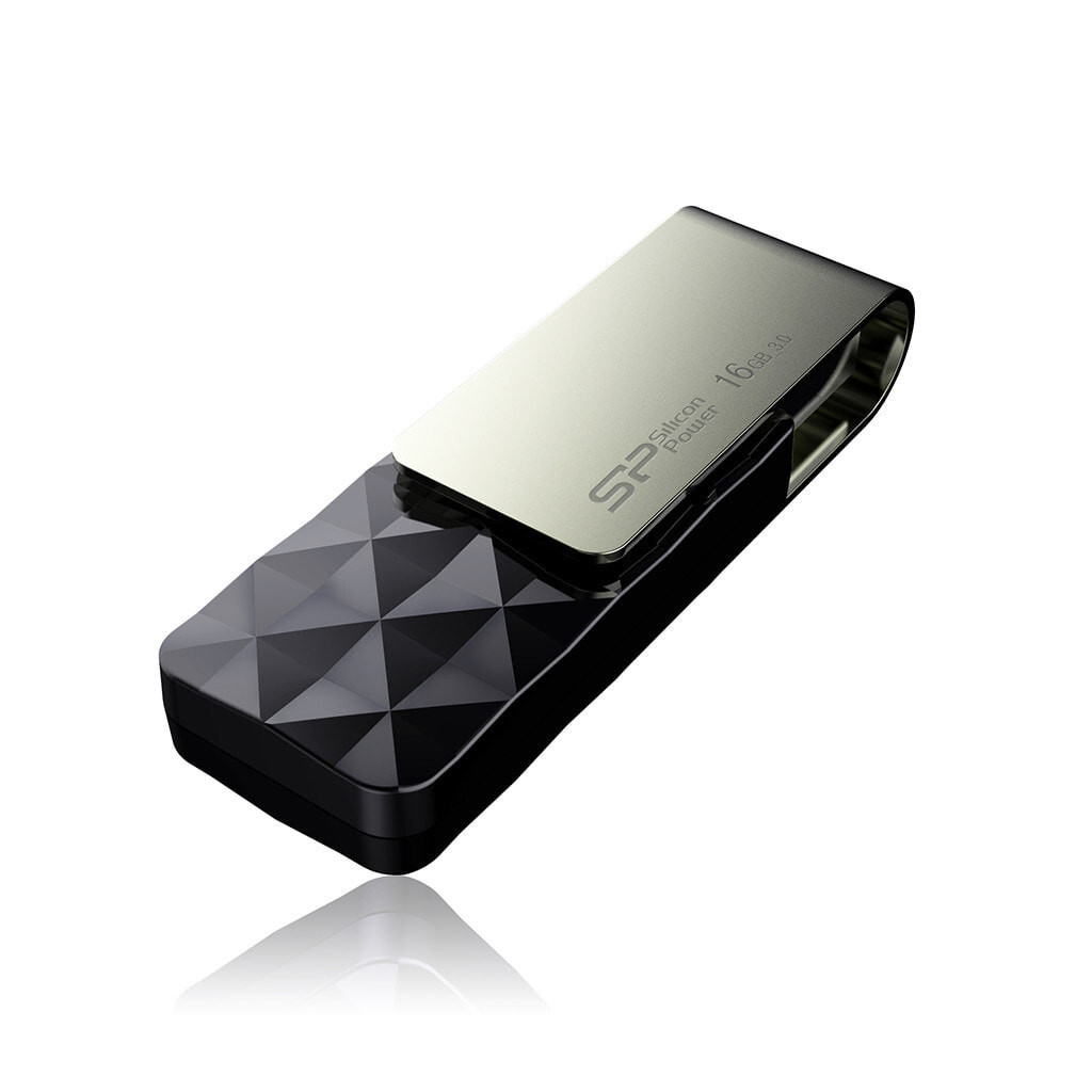Silicon Power Blaze B30 USB флеш накопитель 16 GB USB тип-A 3.2 Gen 1 (3.1 Gen 1) Черный SP016GBUF3B30V1K