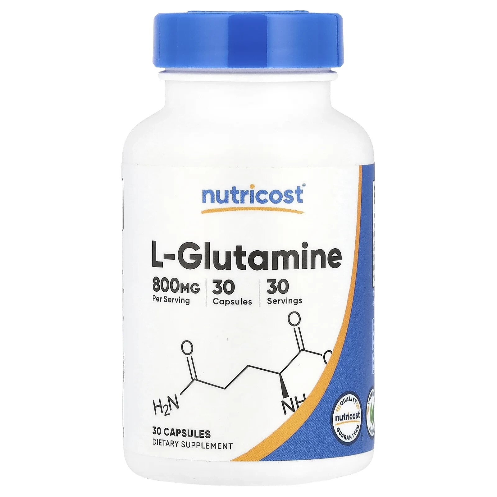 L-Glutamine, 800 mg, 30 Capsules