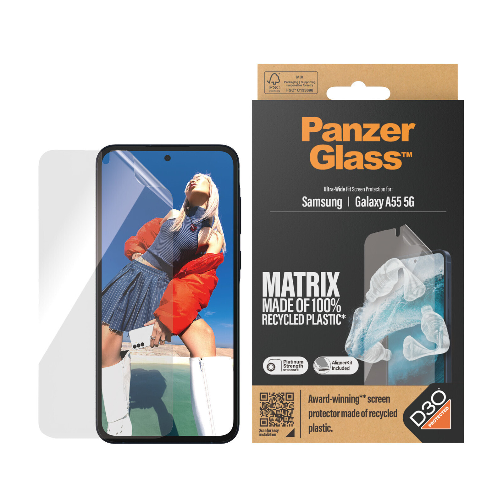 PanzerGlass 7362 защитная пленка / стекло для мобильного телефона Прозрачная защитная пленка Samsung 1 шт