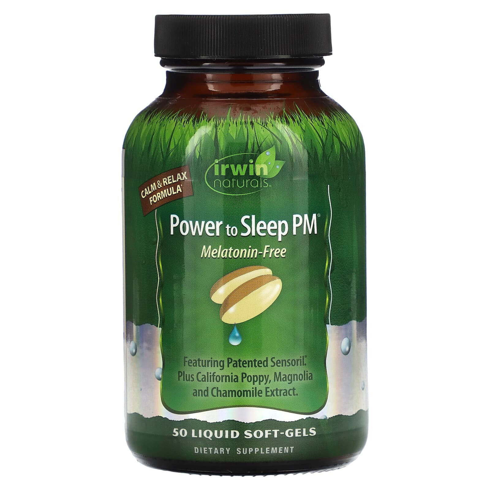Irwin Naturals, Power to Sleep PM, Melatonin-Free, 50 Liquid Soft-Gels
