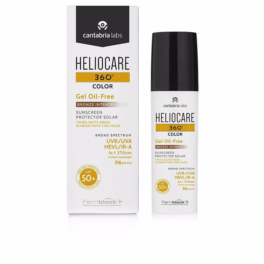 HELIOCARE 360° COLOR sunscreen with oil-free gel color SPF50+ #Bronze intense 50 ml