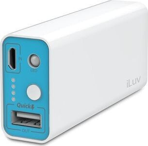 Powerbank iLuv MyPower 5200mAh Biało-niebieski