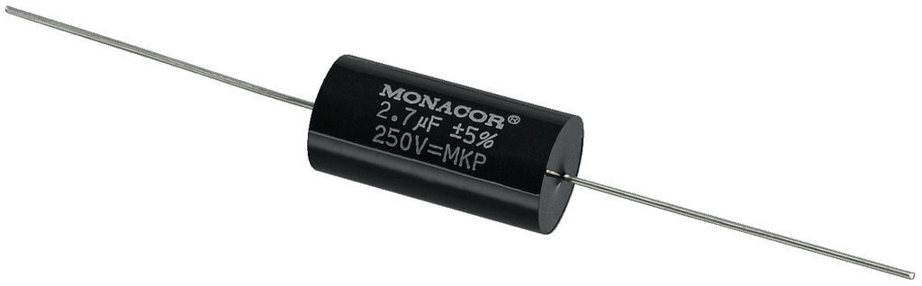 Monacor MKPA-27 конденсатор Черный Цилиндрический