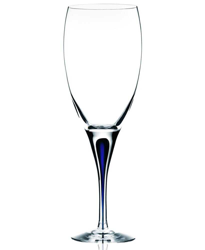 Orrefors intermezzo Blue White Wine Glass