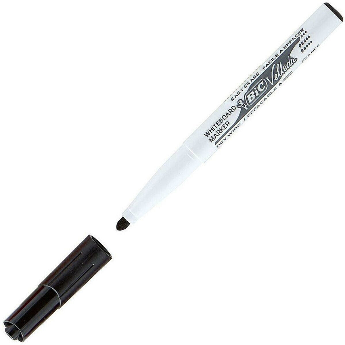 Marker pen/felt-tip pen Bic Velleda 1741 Black Whiteboard
